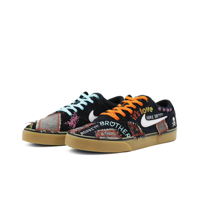 [Custom Black Sticker Graffiti] SB Chron Skateboarding Shoes Unisex Irregular Style