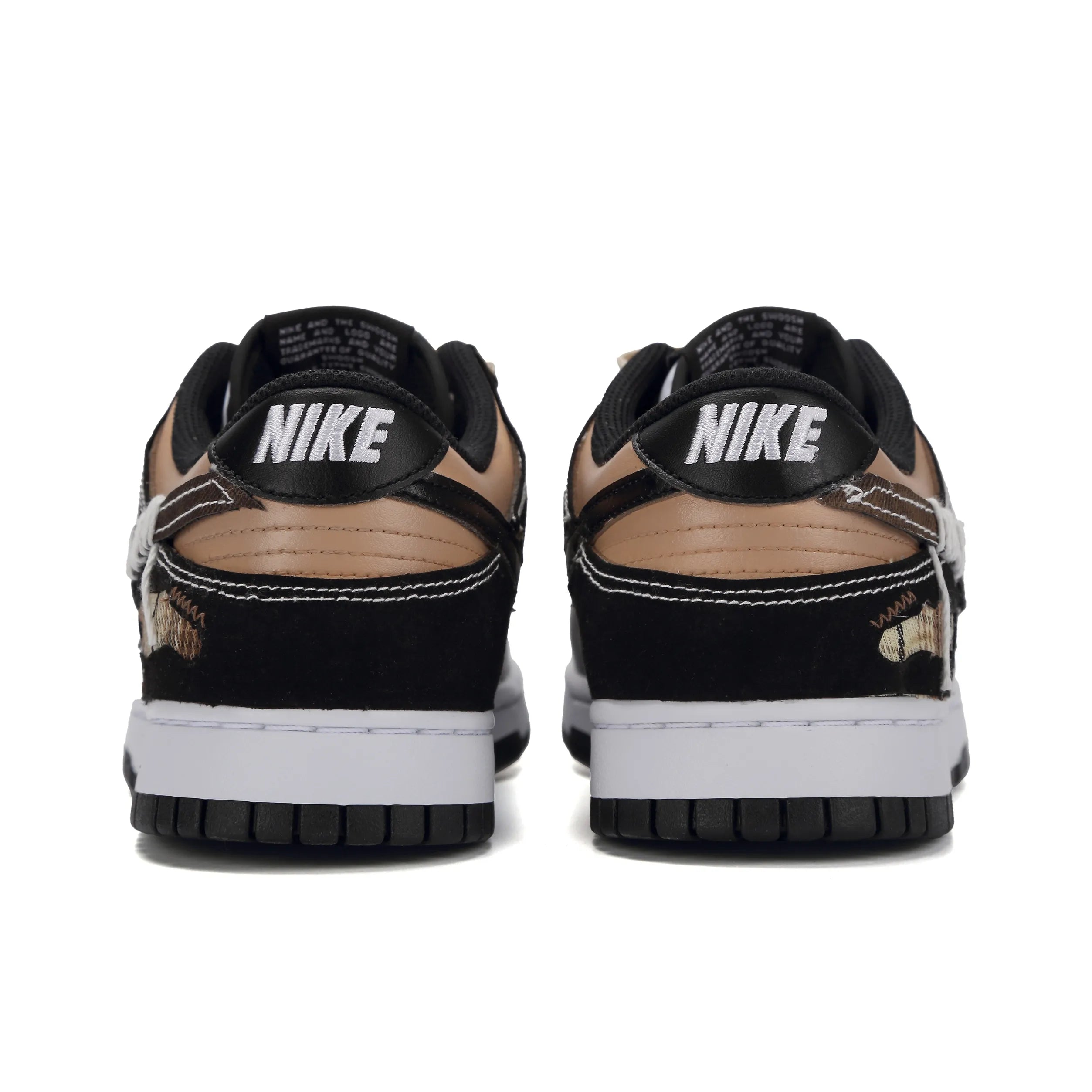 [Custom Absurd Notes] Dunk Low Skateboard Shoes Unisex Black/Brown