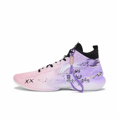[Soar Into The Sky - Pink-Purple Gradient]Custom Street LiNing Basketball Shoes Unisex