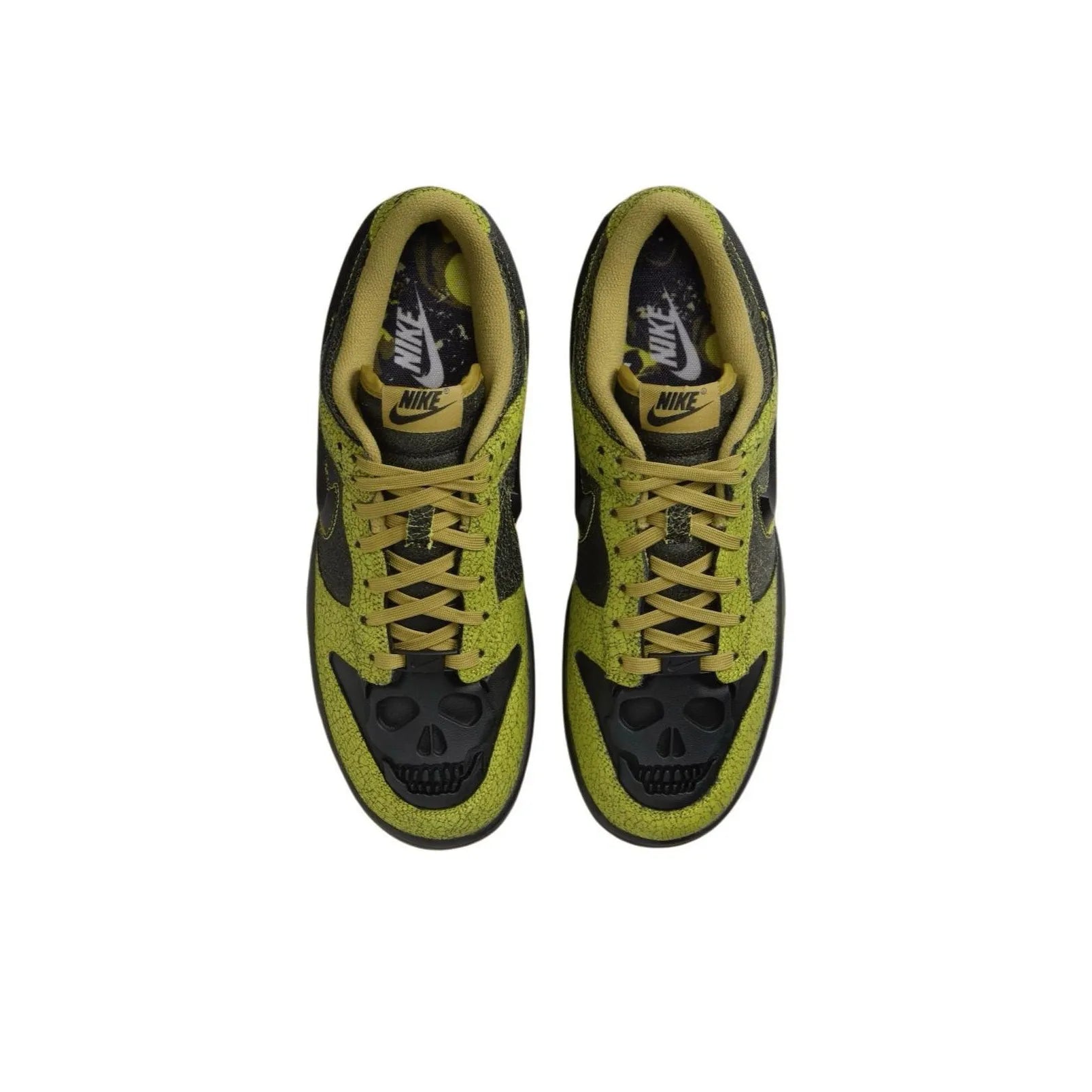 [Custom Halloween Exclusive - Spectral Glow] Dunk Skateboarding Shoes Unisex Low-top Green/Black