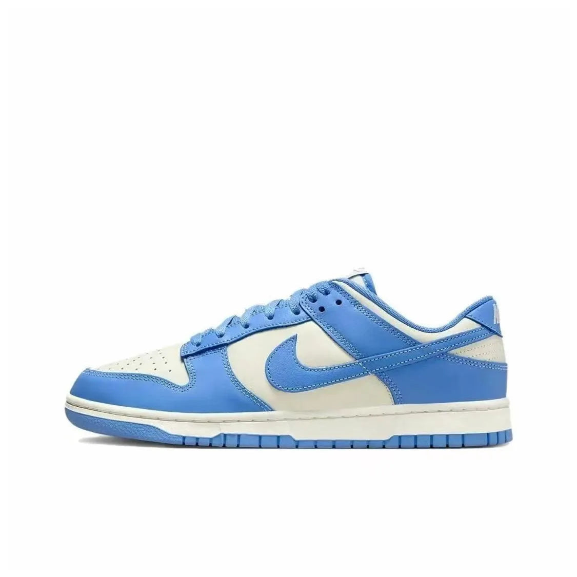 [Custom Baby Shark] Dunk Skateboarding Shoes Unisex  Beige/Blue