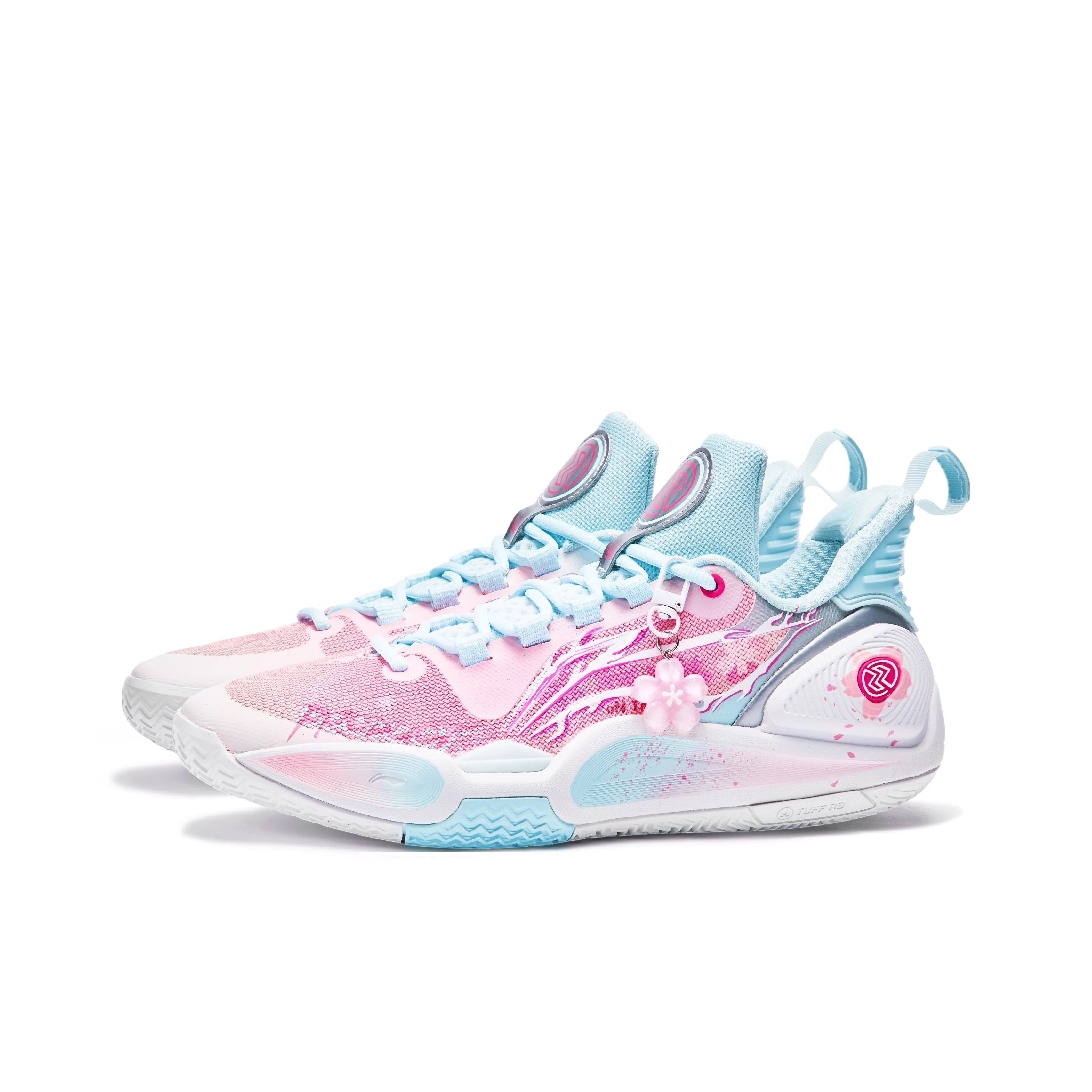 [Full of Cherry Blossoms] Custom Street LiNing Basketball Shoes Unisex