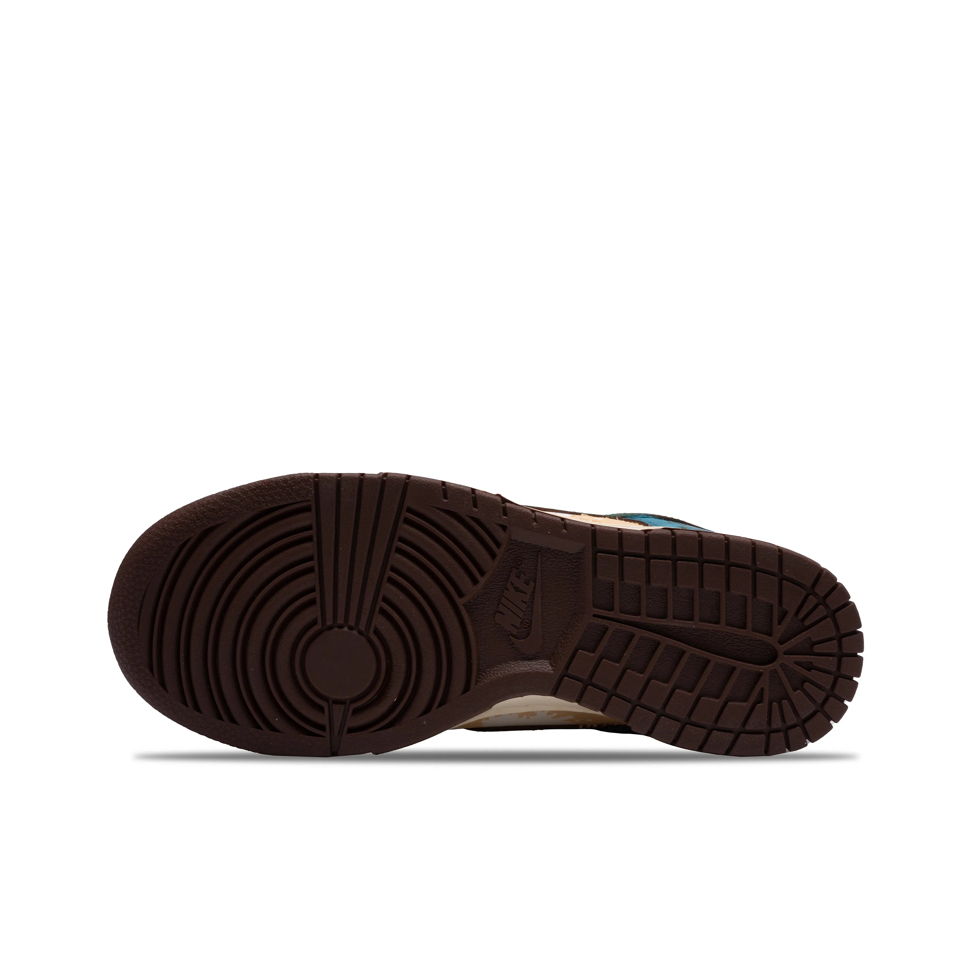[Custom Magician] Dunk Skateboarding Shoes Unisex Graffiti Blue/Brown