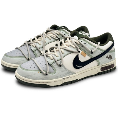 [Custom Prologue of Wilderness] Dunk Low-top Skateboarding Shoes Unisex Green