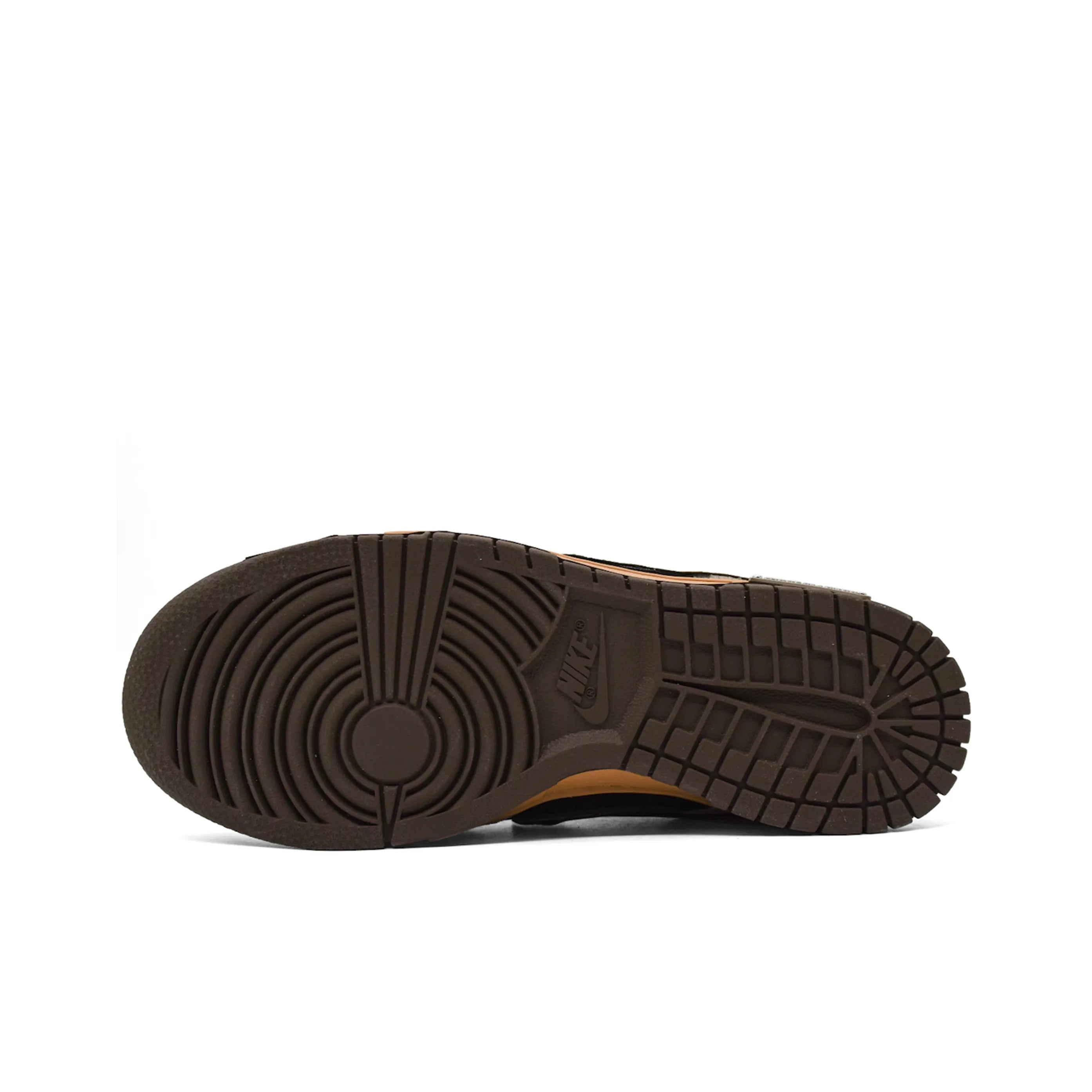 [Custom Leisure Time] Dunk Skateboarding Shoes Unisex Brown/Beige/Red