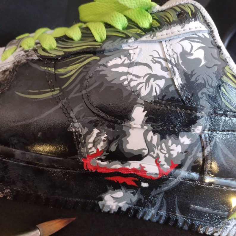 [Customized It Horror Joker Bat] Air Force 1 Shoes Unisex Hand Painted