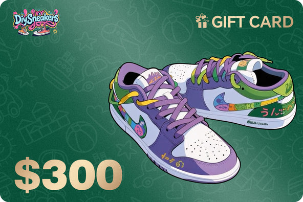 [Diy Sneakers Gift Card] Personalized Shoe Gift Card