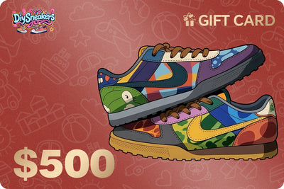 [Diy Sneakers Gift Card] Personalized Shoe Gift Card