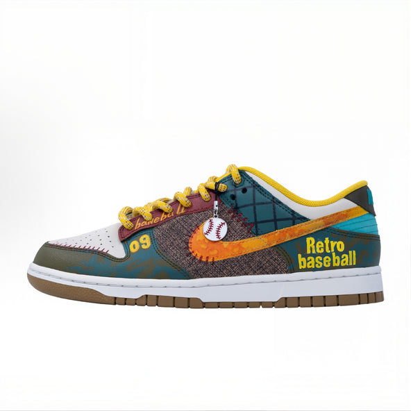 [Custom Retro Baseball/With pendant] Dunk Low Skateboard Shoes Unisex