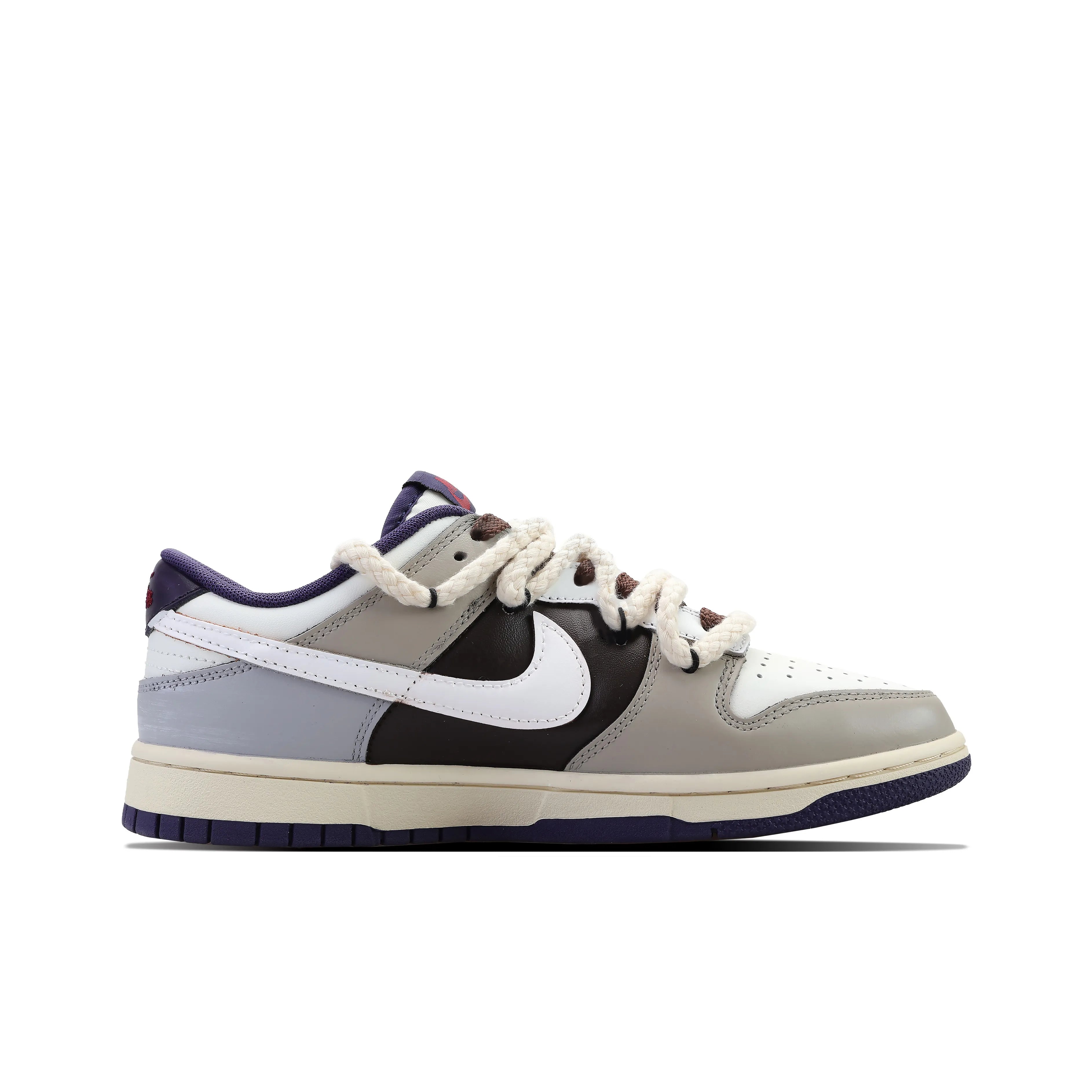 [Custom Wilderness] Dunk Skateboarding Shoes Unisex Gray/Brown